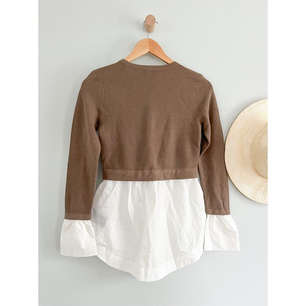 Club Monaco | Berdine Sweater | "Fox" Tan and white | Sz XS | NWT - Picture 8 of 8
